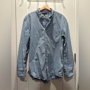 Tommy Hilfiger men’s shirt blue checkered XL